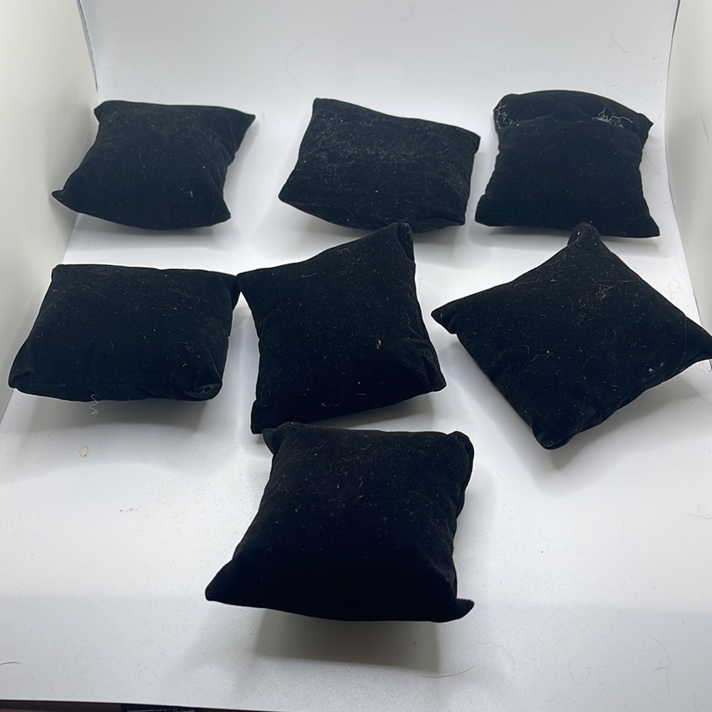 Set of 7 jewelry pillows